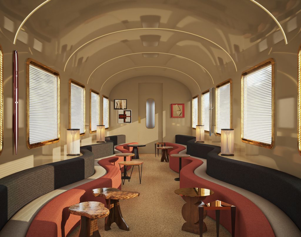 Glasul luxos al roților de tren 7 Orient Express Lounge