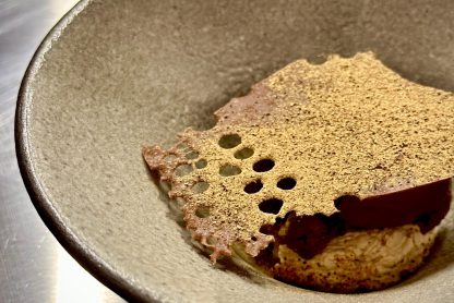 Cremeux de ciocolata si hribi de padure