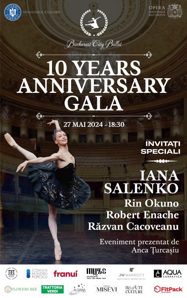 Bucharest City Ballet sarbatoreste un deceniu de pasiune