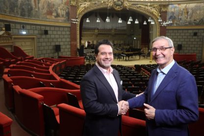 Marin Cazacu Director General al Filarmonicii George Enescu si Trevino