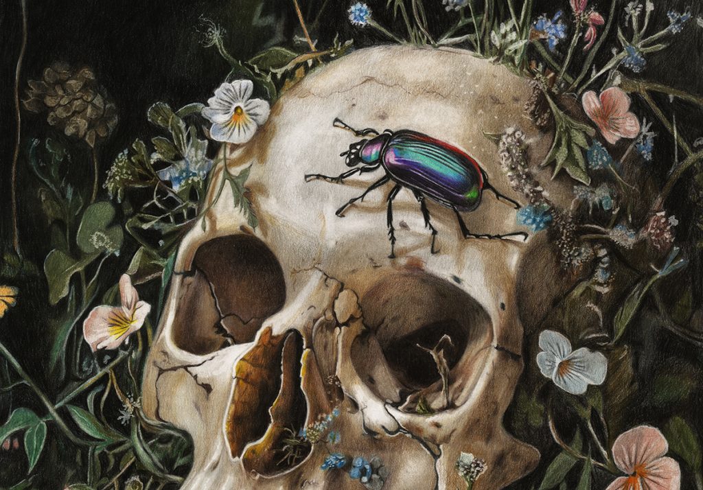 Florin Dragoi Memento Mori detaliu